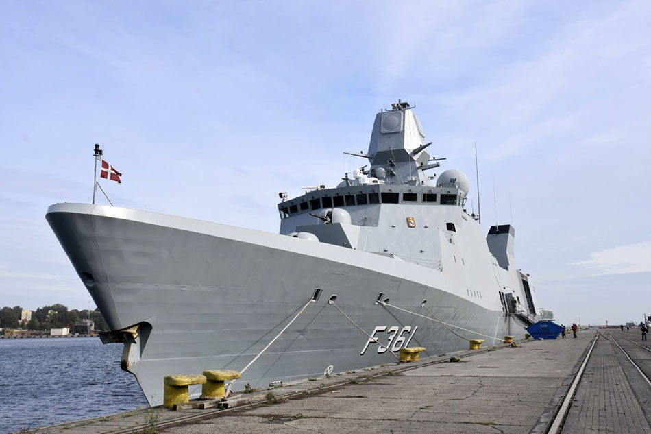 1 Duńska fregata HDMS Iver Huitfeldt