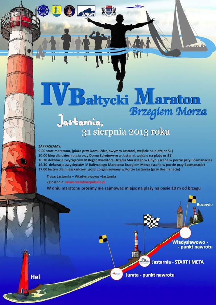 Baltycki Maraton Brzegiem Morza plakat