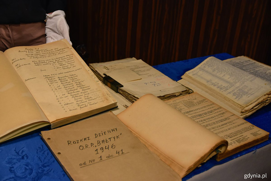 Fot1 Muzeum Marynarki Wojennej w Gdyni wzbogaciło się o zbiór cennych dokumentów