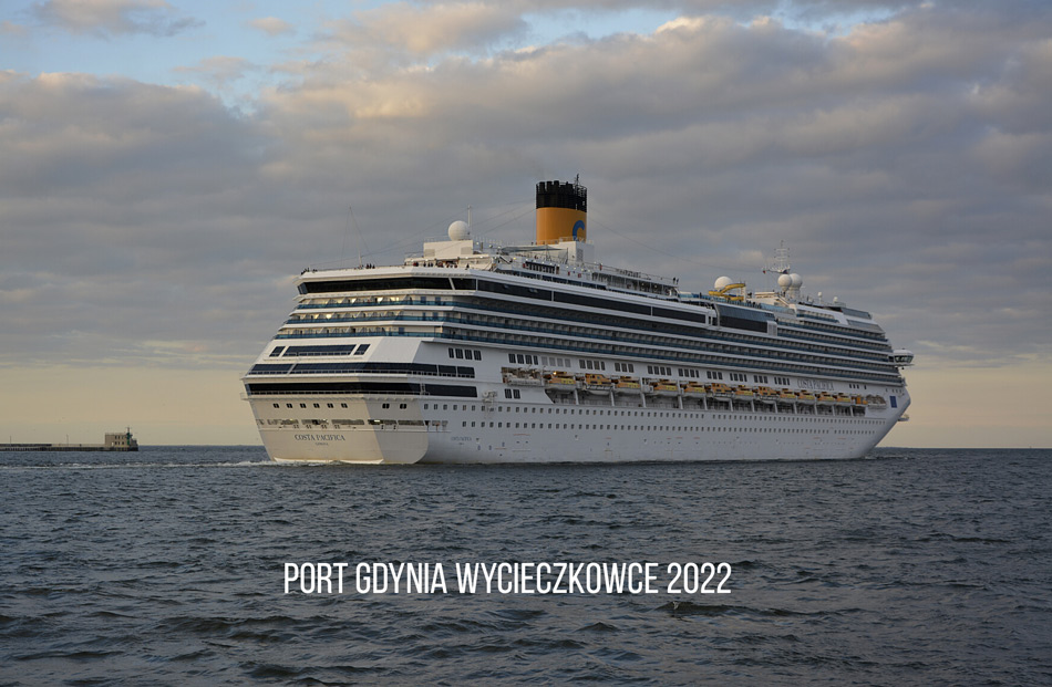 Wycieczkowce 2022 Port Gdynia lista awizowanych statkow