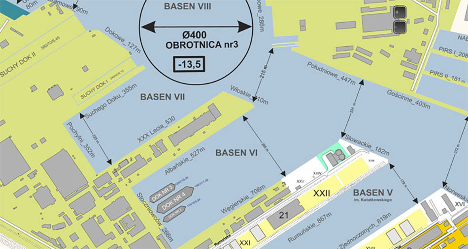 Port Gdynia mapa