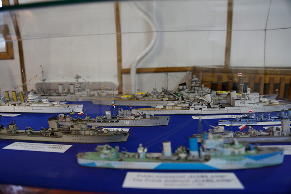 Wystawa modeli statków i okrętów na Darze Pomorza fot2