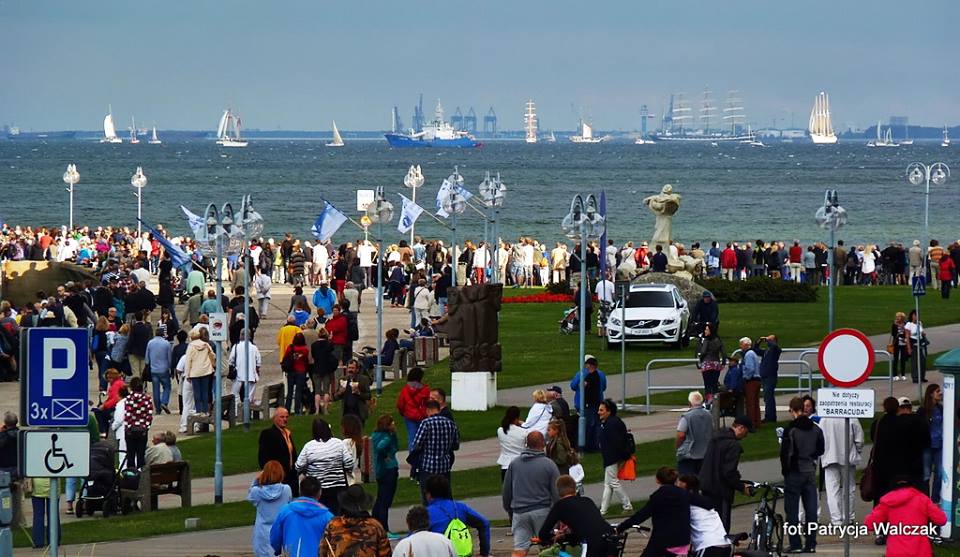 Parada żaglowców - Operacja Żagle Gdyni 2014