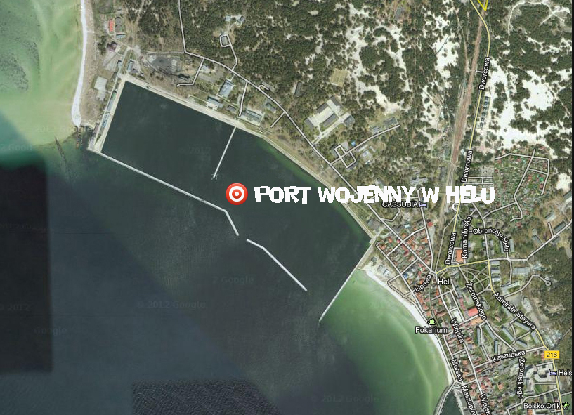 port wojenny w helu NB