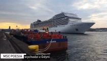 MSC POESIA wychodzi z Portu Gdynia NB