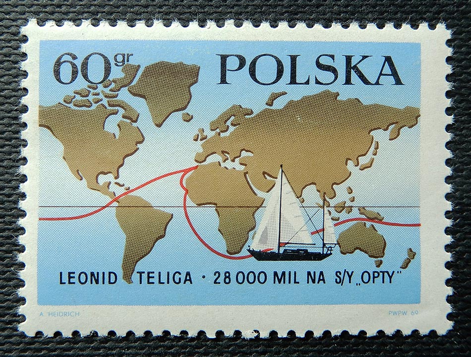 znaczek Poczty Polskiej o nominale 60 groszy wydany 21 czerwca 1969 roku w nakładzie 7.234.020 sztuk